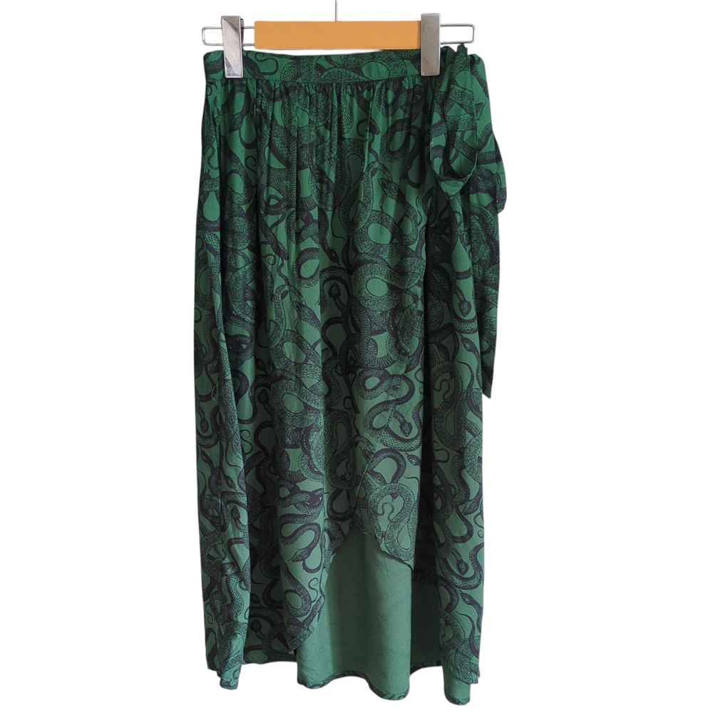 Disturbia Green A-Line Skirt
